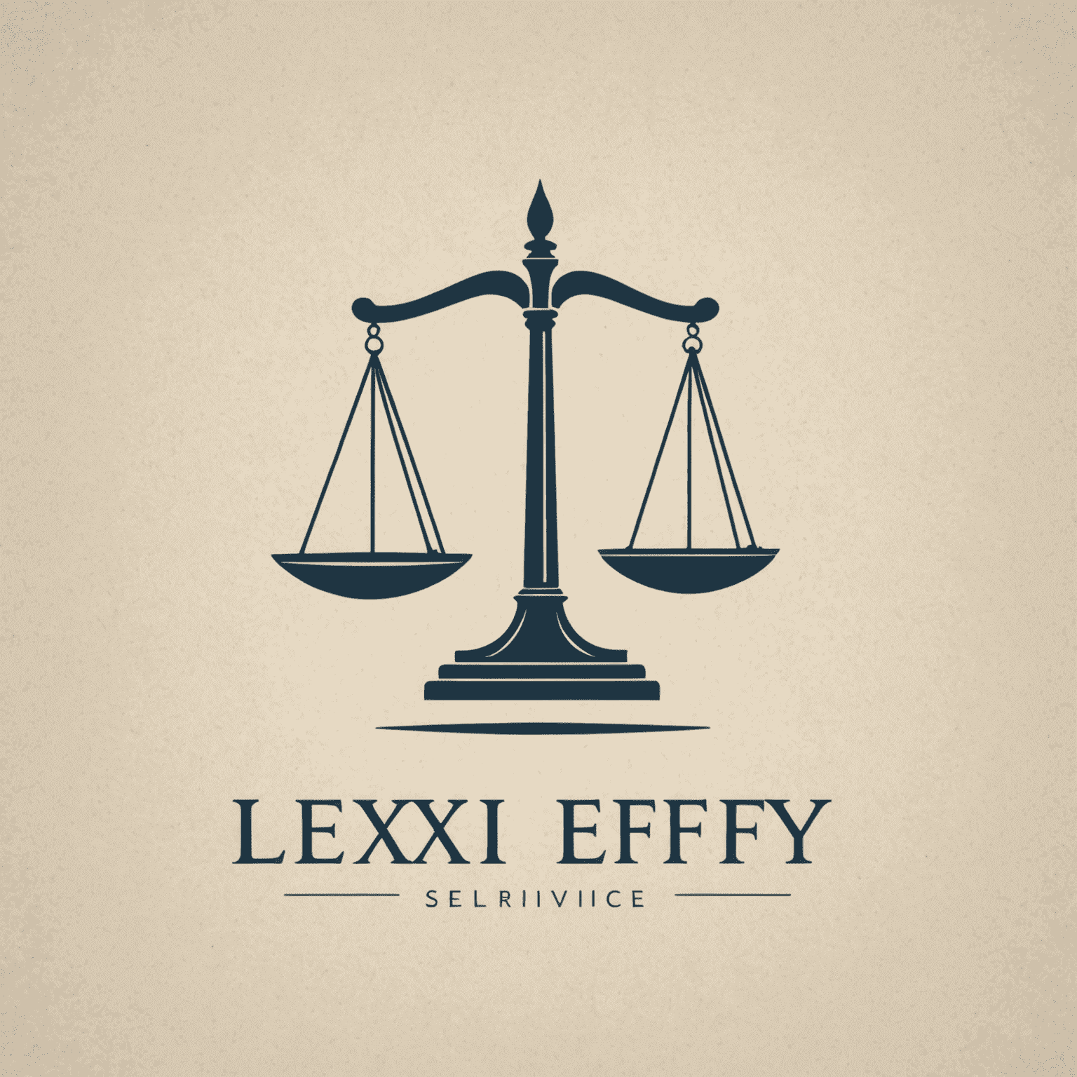 Lexify logo featuring a stylized scale of justice and the company name in a professional serif font