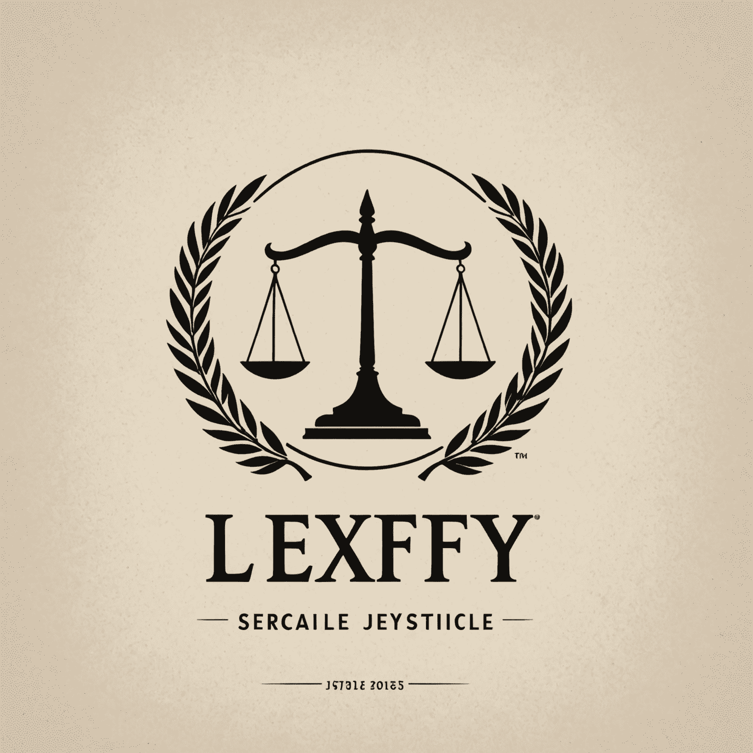 Lexify logo featuring a stylized scale of justice and the company name in a professional serif font